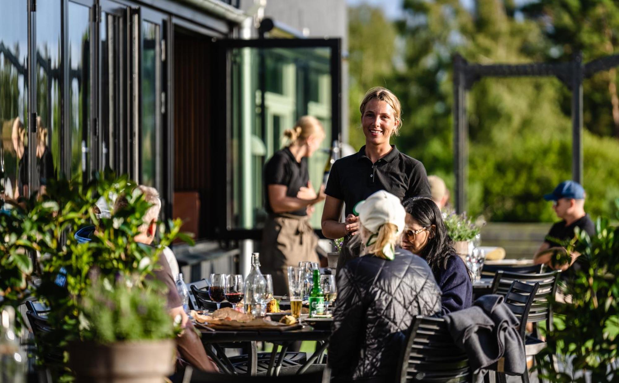 Halmstad Golfarena Stugor Exteriör bild