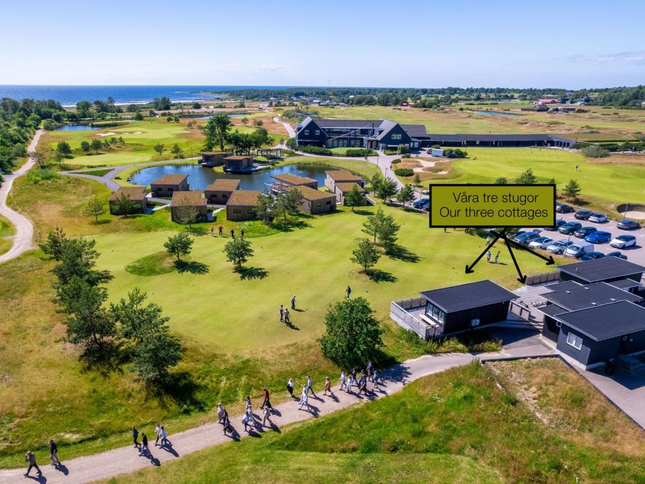 Halmstad Golfarena Stugor Exteriör bild
